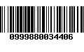 Código de Barras 0999880034406