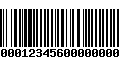 Código de Barras 100001234560000000018