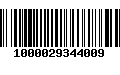 Código de Barras 1000029344009