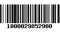 Código de Barras 1000029852900