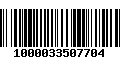 Código de Barras 1000033507704