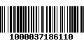 Código de Barras 1000037186110