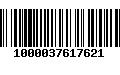 Código de Barras 1000037617621