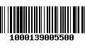 Código de Barras 1000139005500