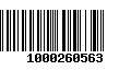 Código de Barras 1000260563