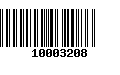 Código de Barras 10003208