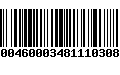 Código de Barras 100046000348111030856