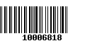 Código de Barras 10006818