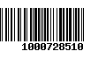 Código de Barras 1000728510