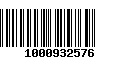 Código de Barras 1000932576