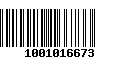 Código de Barras 1001016673