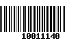 Código de Barras 10011140