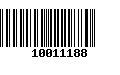 Código de Barras 10011188