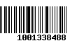 Código de Barras 1001338488