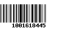 Código de Barras 1001618445