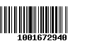 Código de Barras 1001672940