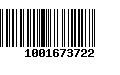 Código de Barras 1001673722