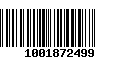 Código de Barras 1001872499