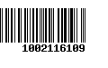 Código de Barras 1002116109