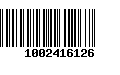 Código de Barras 1002416126