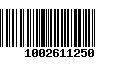 Código de Barras 1002611250