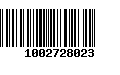 Código de Barras 1002728023