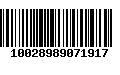 Código de Barras 10028989071917