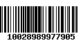 Código de Barras 10028989977905