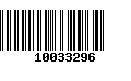 Código de Barras 10033296