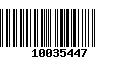 Código de Barras 10035447