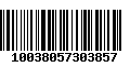 Código de Barras 10038057303857