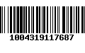 Código de Barras 1004319117687