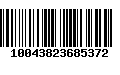 Código de Barras 10043823685372