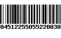 Código de Barras 100451225505522003005