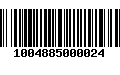 Código de Barras 1004885000024