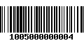 Código de Barras 1005000000004