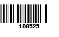 Código de Barras 100525