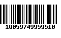 Código de Barras 10059749959510