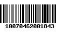 Código de Barras 10070462001843