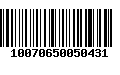 Código de Barras 10070650050431