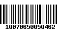 Código de Barras 10070650050462