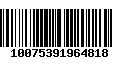 Código de Barras 10075391964818