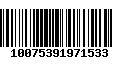 Código de Barras 10075391971533