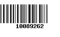 Código de Barras 10089262