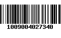 Código de Barras 1009004027340