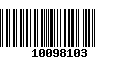 Código de Barras 10098103