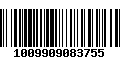 Código de Barras 1009909083755