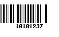 Código de Barras 10101237