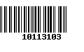 Código de Barras 10113103