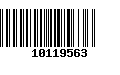 Código de Barras 10119563